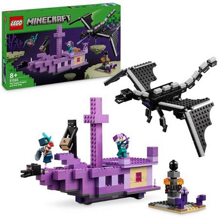 lego 21264 minecraft enderdrache und endschiff set für 51,39 euro