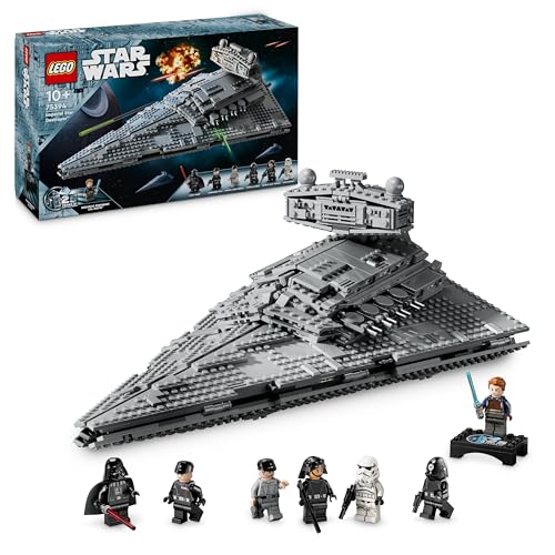 LEGO Star Wars sternzerstörer 75394 mit darth vader und cal kestis, spielset für kids