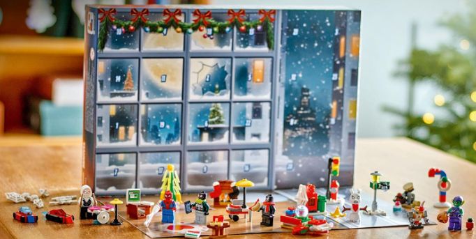 lego marvel spider man adventskalender 76293 für 18,09 euro statt 22 euro