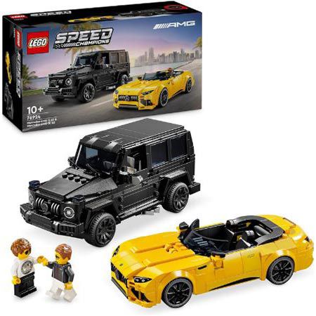 lego speed champions mercedes-amg g 63 und amg sl 63 für 31,99 euro