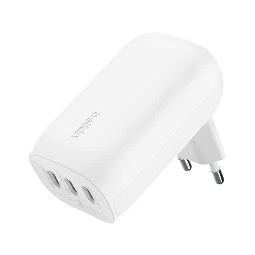 belkin boostcharge usb-c ladegerät 67w 3x usb-c pd pps
