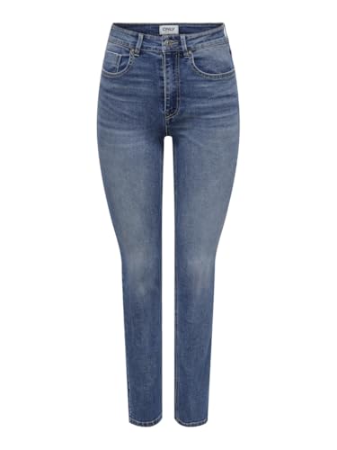 only jeans damen onlwillow hw slim dark medium blue denim 27W x 32L