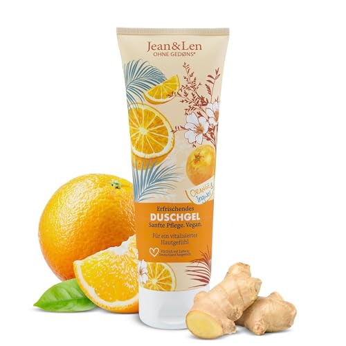 jean & len duschgel orange ingwer pH-hautideal erfrischend ohne parabene 250 ml