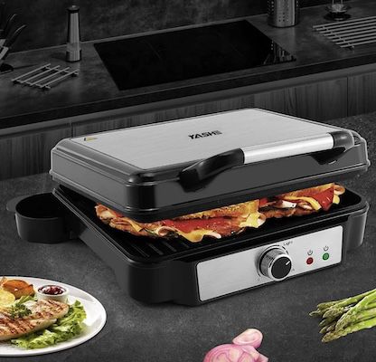 kontaktgrill yashe 3-in-1 funktionalität für 33,99 euro statt 40 euro