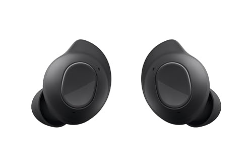 samsung galaxy buds fe kabellose bluetooth kopfhörer mit noise cancelling, 3 mikrofone, case, graphite