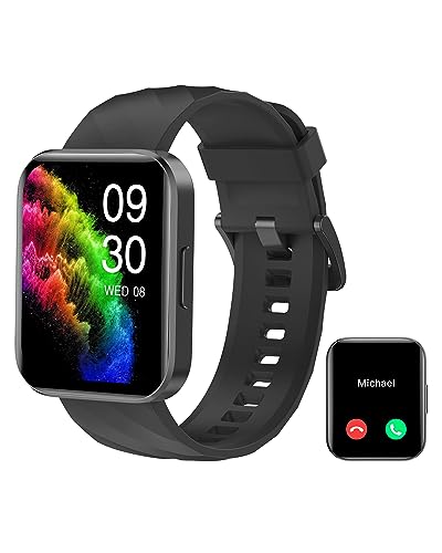 ruimen smartwatch mit telefonfunktion, fitnessuhr, pulsmesser, schrittzähler, wasserdicht