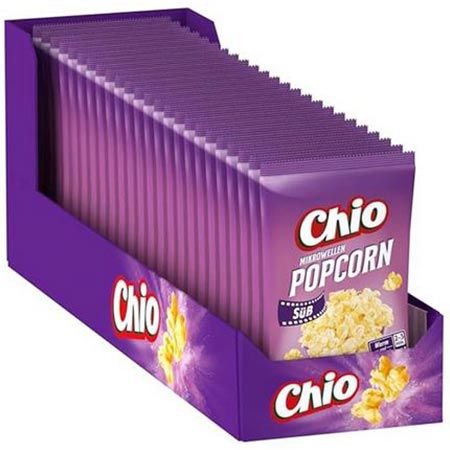 chio mikrowellen popcorn süß 24er pack 100g ab 21,59 statt 31
