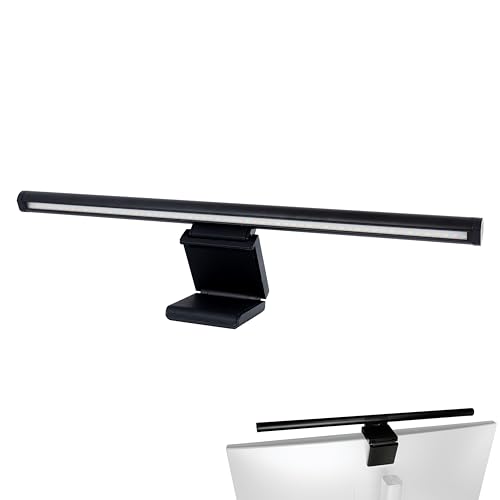 REV Monitor USB Lampe klemmbar 39cm, Notakku 60min, 120lm, 3 Farben, schwarz