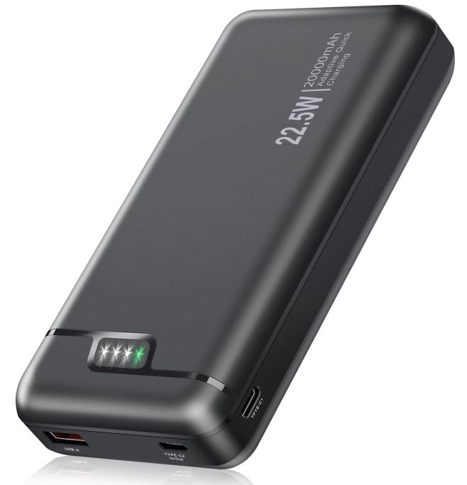 lycosidae 22,5W usb-c powerbank 20000mAh für 14,99 statt 29