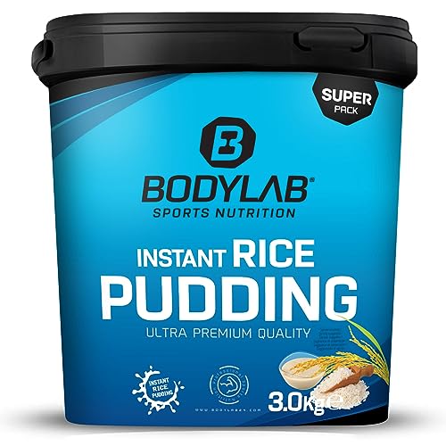 bodylab24 instant rice pudding zimtbrötchen 3kg, reismehl, schnelle kohlenhydrate