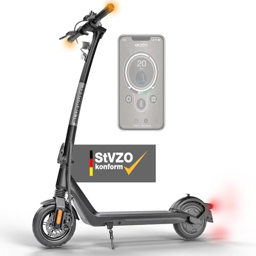 e-scooter bluewheel mit straßenzulassung, 350 w motor, 360 wh akku, 13,5 kg