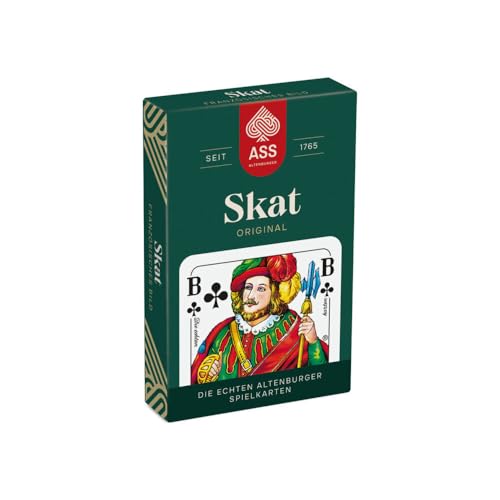 skat spiel ass altenburger, französisches bild, faltschachtel, amazon prime