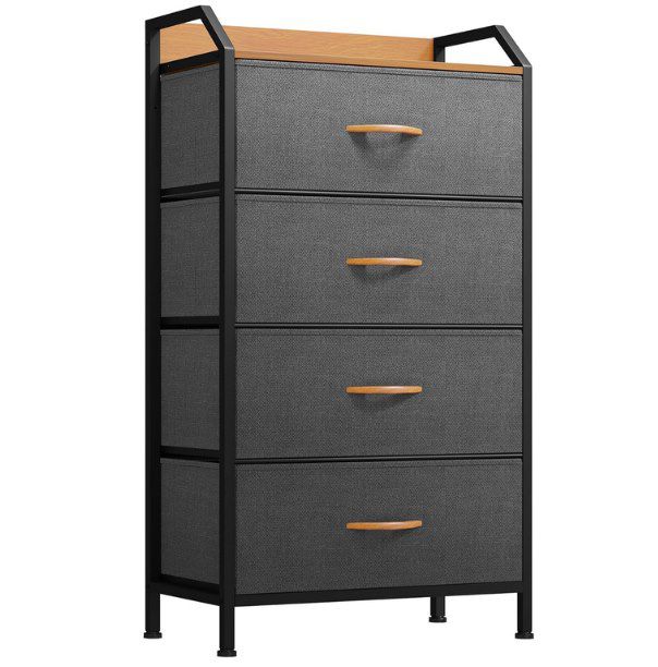 YITAHOME kommode mit 4 stoffschubladen günstig kaufen, 39,19 statt 56