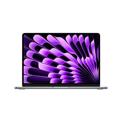 apple 2024 macbook air 13" space grau, facetime hd kamera