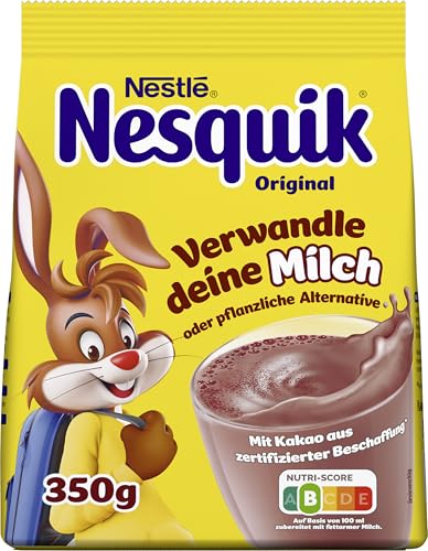 nesquik kakaohaltiges Getränkepulver für Milch, 350g Packung