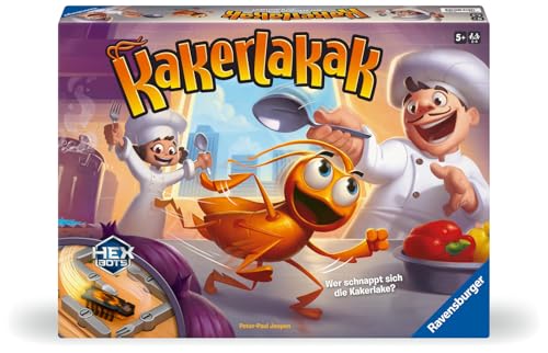 ravensburger kakerlakak, aktionsspiel mit elektronischer kakerlake, 2-4 personen, ab 5 jahren