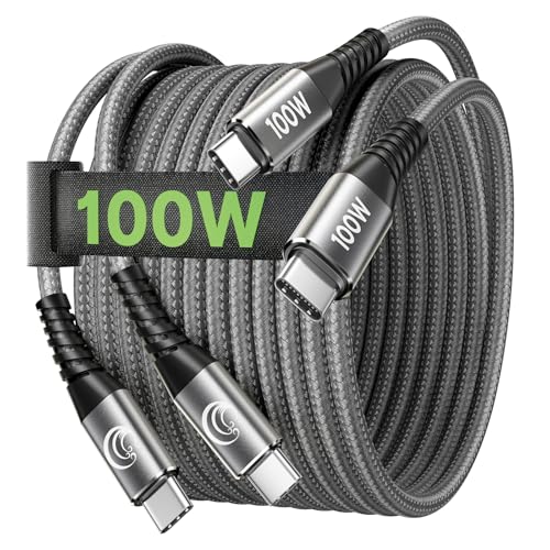 usb c kabel 100w 2m 20v 5a schnellladung für iphone 16 samsung galaxy s24 ipad macbook