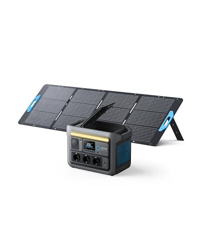 Anker SOLIX C800 tragbare powerstation 768Wh, 200W solarpanel, camping, rv, reisen