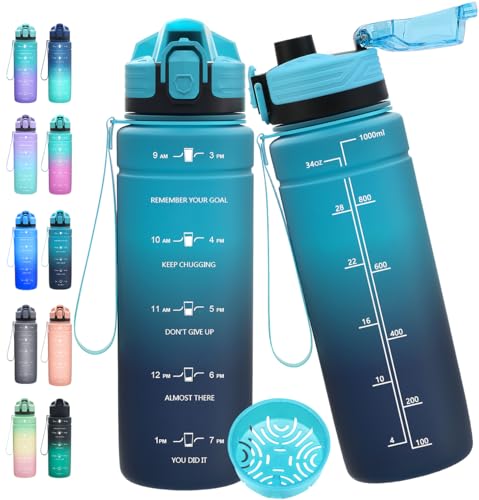 trinkflasche 1l 500ml 700ml 1500ml auslaufsicher BPA-frei Expansea für sport yoga fitness