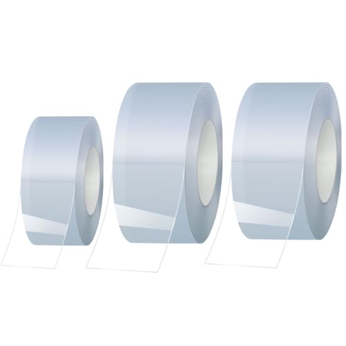 dichtungsband selbstklebend tnsray für dusche küche toilette pvc 3 rollen 30mm x 5m 20mm x 2m