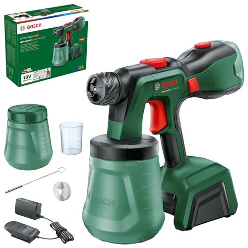 bosch akku farbsprühsystem mit 4ah akku und ladegerät