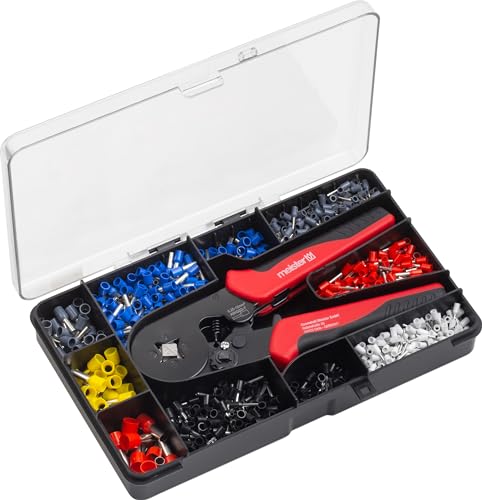 meister crimpzangen-set 1200-teilig für professionelle anwendungen