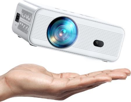 ameela 1080p mini beamer mit wifi, bluetooth - 44,99 statt 90