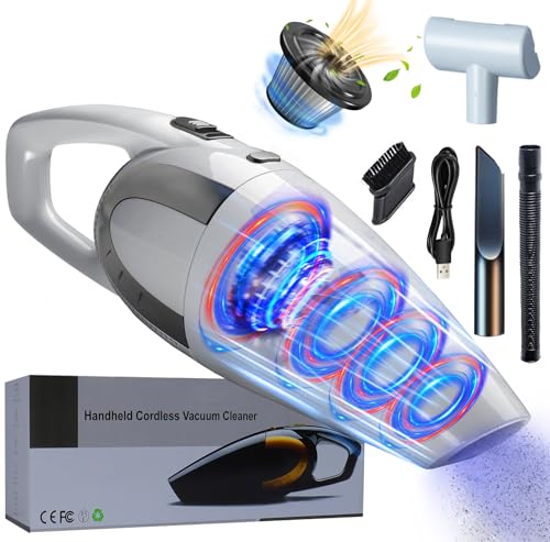 handstaubsauger 16000pa kabellos 120w beutellos nass/trocken für auto und haus