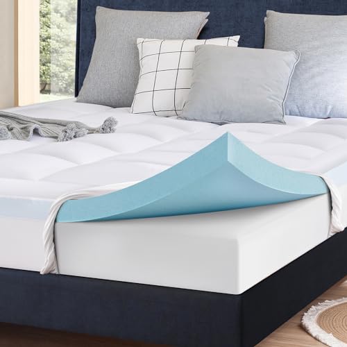 elemuse gel topper 140x200 cm memory schaum matratzentopper 7 cm hoch waschbar