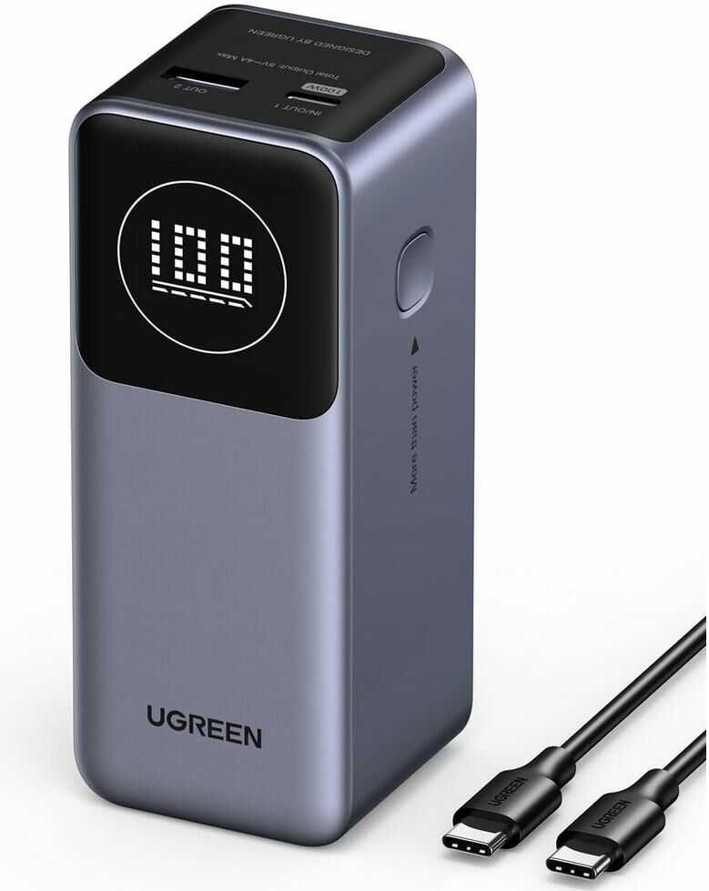 Produktbild: ugreen nexode power bank 12000mAh 100W, 39,99 statt 61,31