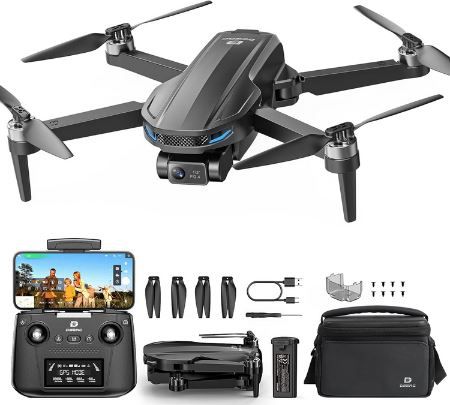 deerc d65 drohne mit 4k kamera und 2 achsen gimbal für 119,99 euro