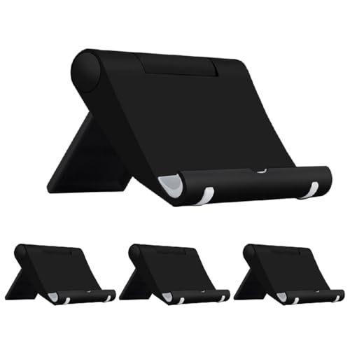 tnsray handy ständer faltbar 4er set verstellbar für smartphone und tablet