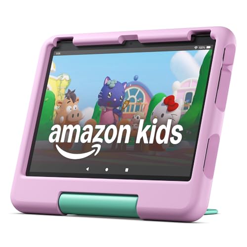 fire hd 10 kids-tablet 32 gb rosa, 10-zoll-display, kindersicherung, 2023