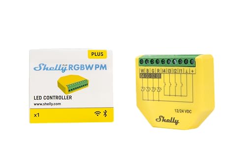 rgbw controller shelly plus pm für led-streifen wlan