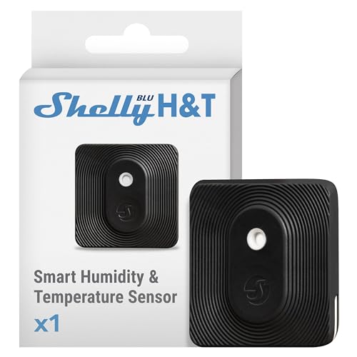 bluetooth temperatur und luftfeuchtigkeitssensor shelly blu h&t schwarz