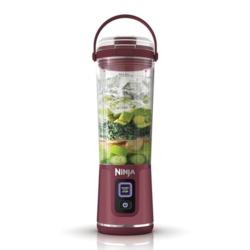 ninja blast tragbarer mixer für smoothies, 530ml, kabellos, auslaufsicher, bc151eucr