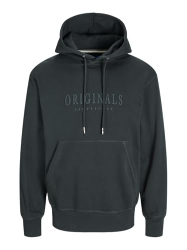 jack & jones sweatshirt jorfrederiksberg mit kapuze in schwarz