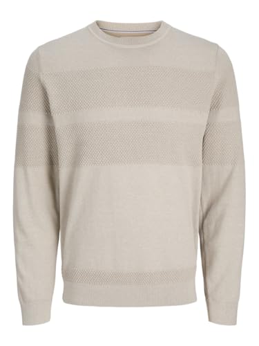 jack&jones sweatshirt jprblunoah knit crew neck schwarz für männer