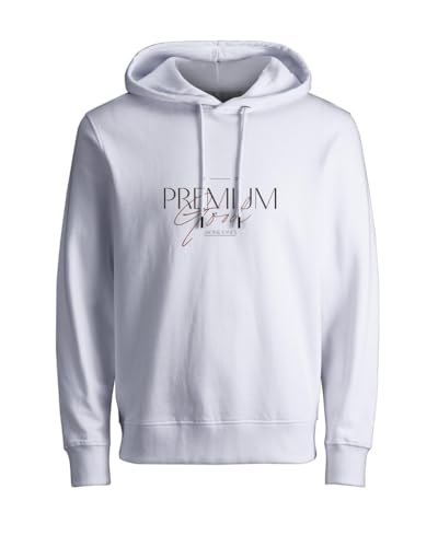 jack&jones hoodie jprblaharold sweatshirt mit kapuze, fleece material