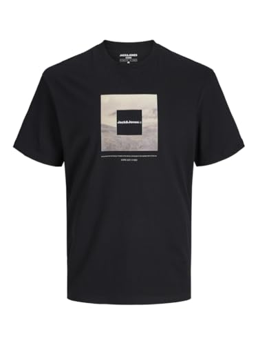 Jack & Jones Herren T-Shirt Jcoalpha Photo Print Crew Neck Größe S