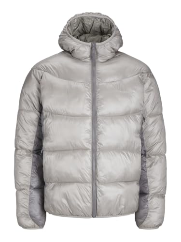 jack&jones herren puffer jacket steppjacke jcoalphabet light cloud dancer moonbeam, m