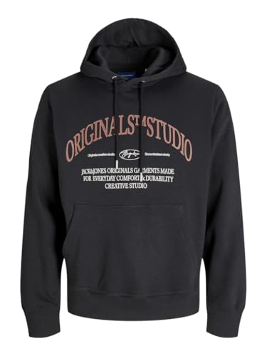 jack & jones kapuzenpullover für männer mit print, bequemer hoodie
