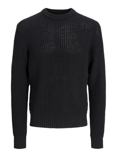 jcozion knit crew neck pullover für damen, boyfriend fit, casual style