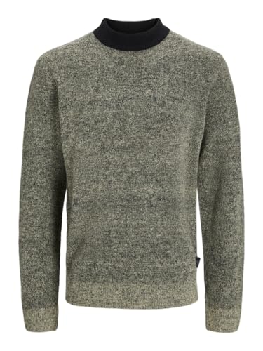jack&jones knit mock neck pullover JCOSPACE für Herren, Casual Sweatshirt