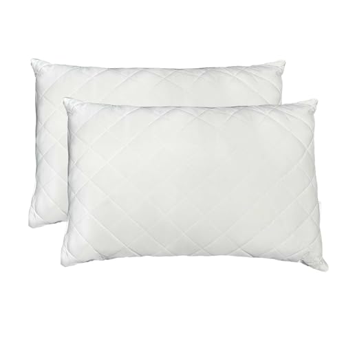 Kopfkissen SONGMICS mit kühlendem Bezug, 50 x 70 cm, wolkenweiß, TBP024W01