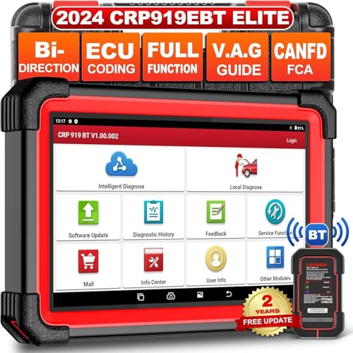 launch x431 crp919e bt obd2 diagnosegerät für alle fahrzeuge, kfz tester mit 37+ reset