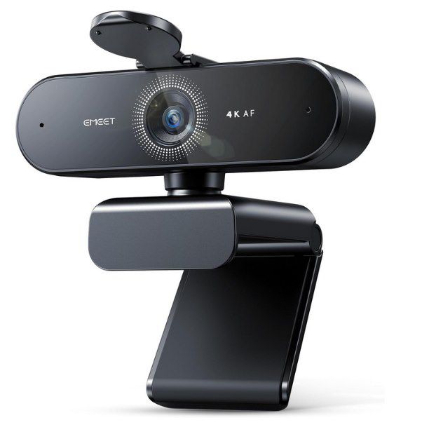 emeeT nova 4k webcam, 2 mikrofone, rauschunterdrückung, 49,99 (statt 60)