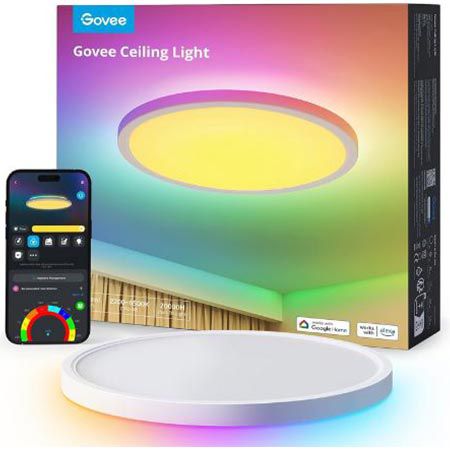 govee rgbic smart deckenlampe dimmbar 24w 30cm für 41,99 statt 70