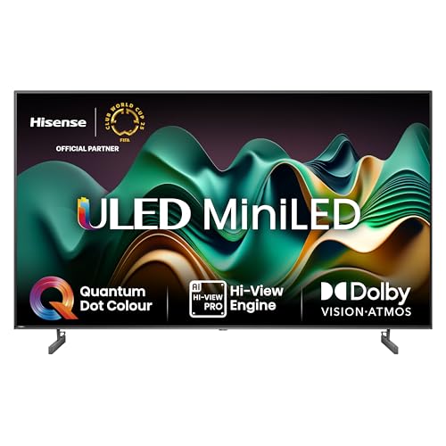 hisense 65U6NQ 164 cm (65 zoll) 4k uhd fernseher mit built-in anthrazit 2024