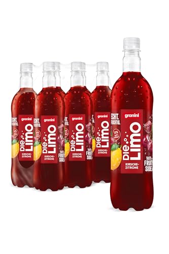 Granini Kirsche-Zitrone Limo (6x 1l), mit echtem Fruchtgeschmack, ohne Konservierungsstoffe